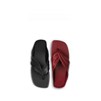 Lambskin Padded Thong Sandals