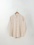 Herringbone Cotton Button-Down Shirt
