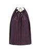 Dusk Purple Beaded Halter Top