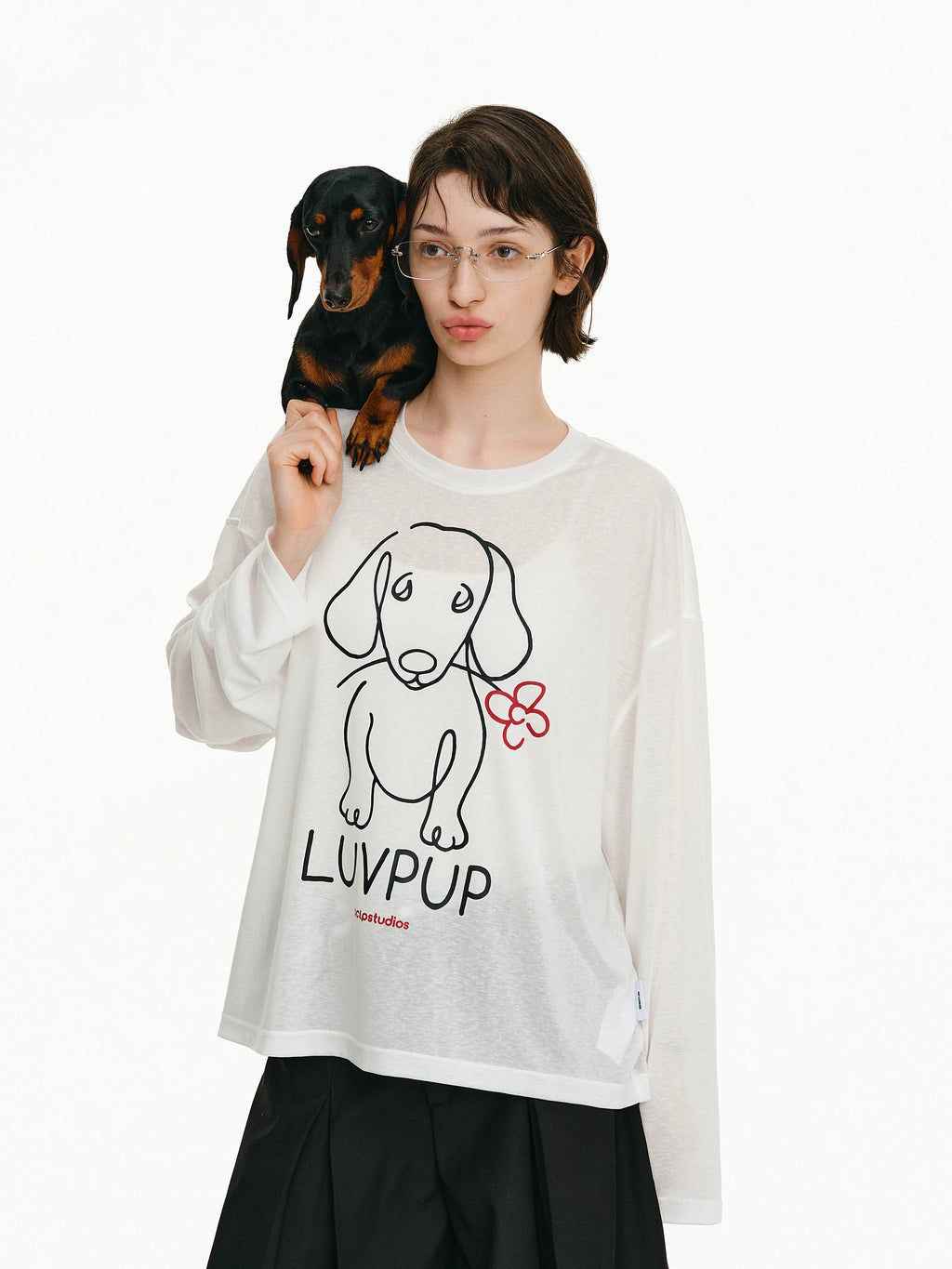 Luvpup Graphic Long-Sleeve Tee