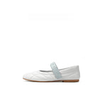Quilted Sheepskin Ballet Flats