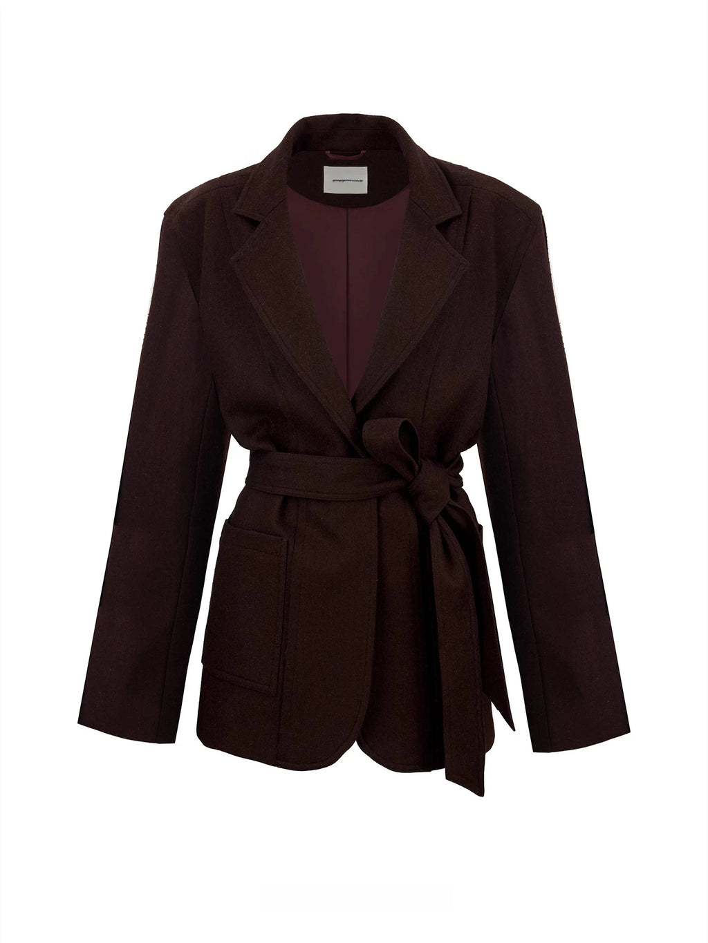 Wool Blend Oversized Blazer