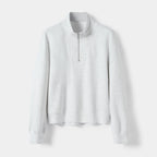 Oversized Quarter-Zip Pullover Sweatshirt