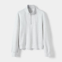 Oversized Quarter-Zip Pullover Sweatshirt