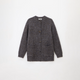 Textured Wool-Blend Loop Yarn Cardigan