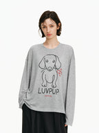 Luvpup Graphic Long-Sleeve Tee
