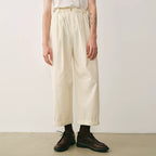 Cotton Hemp Pleated Balloon Trousers