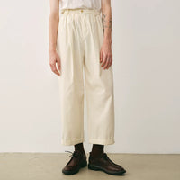 Cotton Hemp Pleated Balloon Trousers