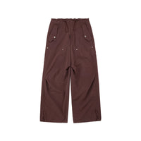 Sand-Washed Cotton Utility Cargo Pants