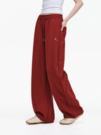Cotton Jersey Wide-Leg Sweatpants