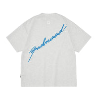 Embroidered Script Logo Oversized T-Shirt
