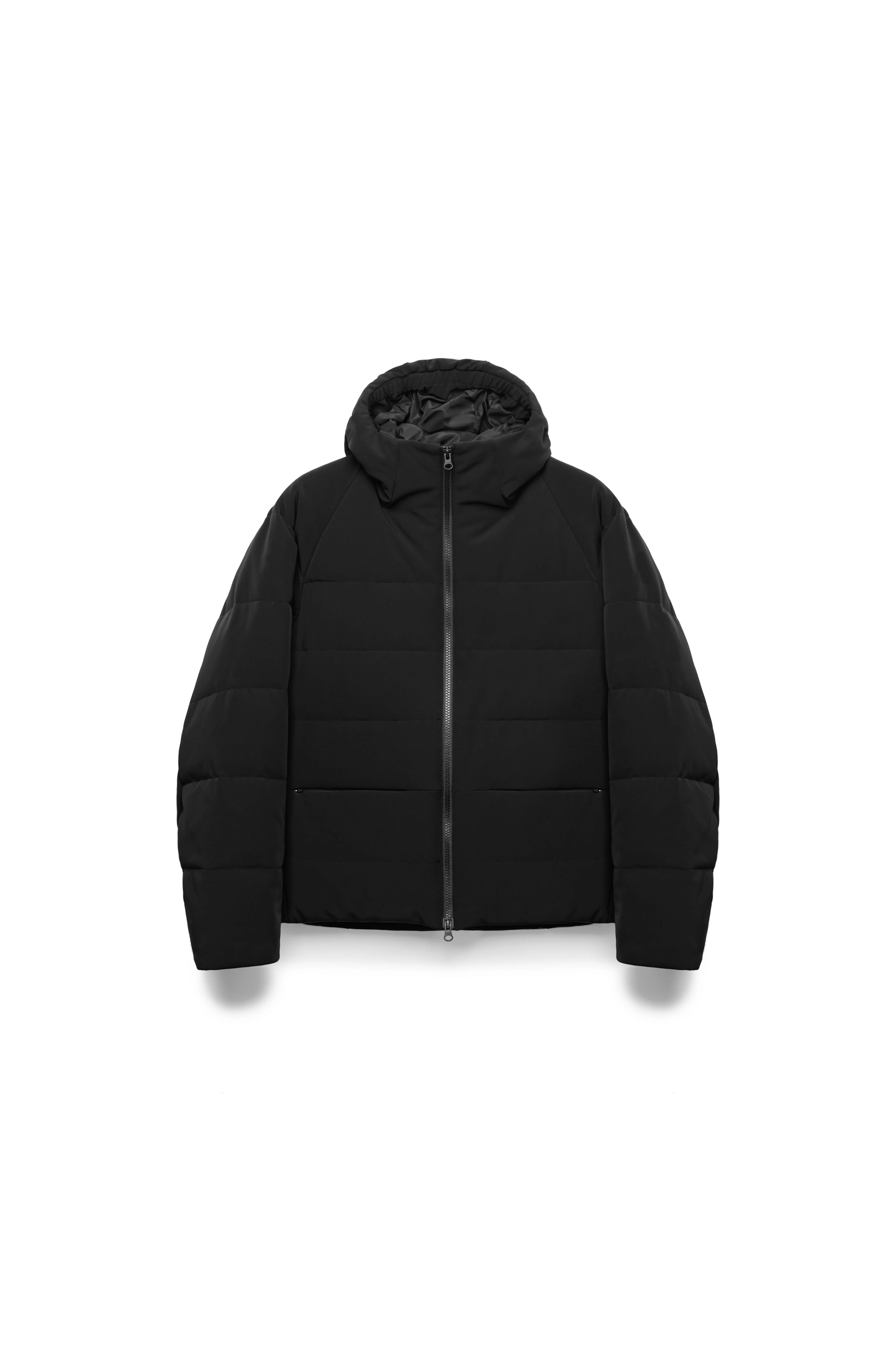 Minimalist Hooded Down Puffer Jacket