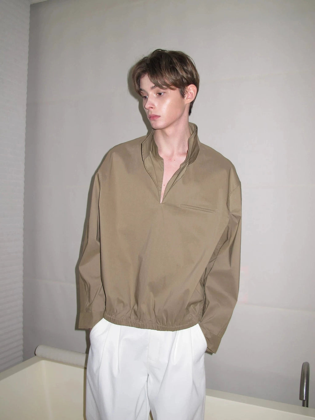 Relaxed Popover Utility Shirt