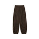 Linen Blend Pleated Wide-Leg Trousers
