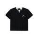 Embroidered V-Neck Layered T-Shirt