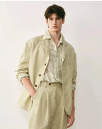 Linen Tailored Suit Set