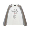 Graphic Raglan Sleeve Long-Sleeve Tee