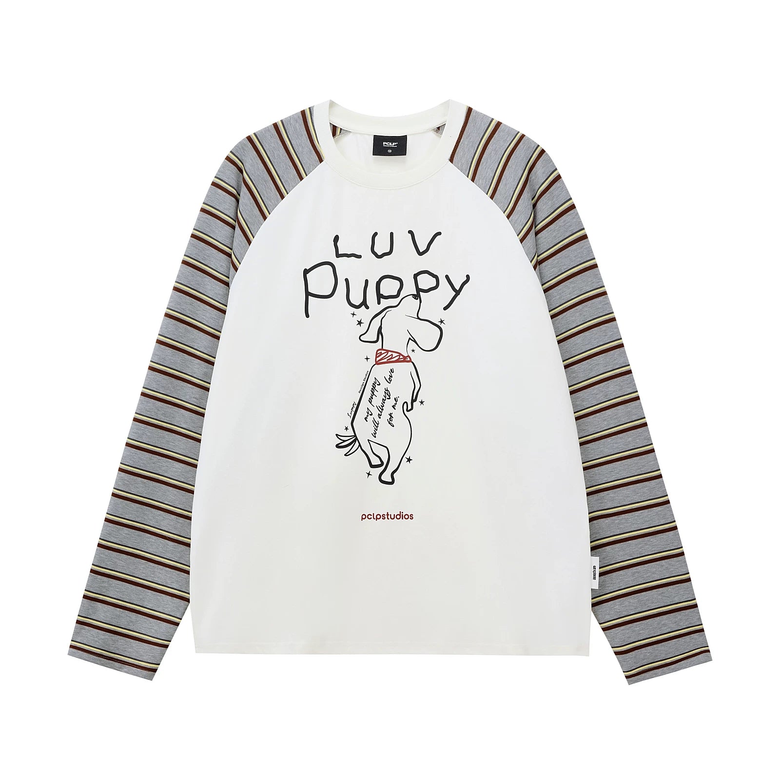 Graphic Raglan Sleeve Long-Sleeve Tee