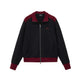 Color-Block Stand-Collar Zip Jacket