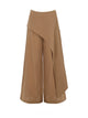 Asymmetrical Wide-Leg Tailored Trousers
