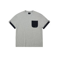 Striped Pocket Cotton T-Shirt