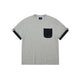 Striped Pocket Cotton T-Shirt