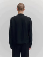 Iguacu Linen Stand Collar Jacket