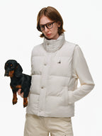 Reversible Plaid Puffer Vest