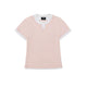 Embroidered V-Neck Layered T-Shirt