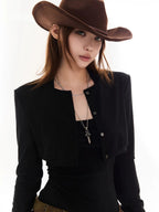 Cropped Bolero And Tank Two-Piece Set
