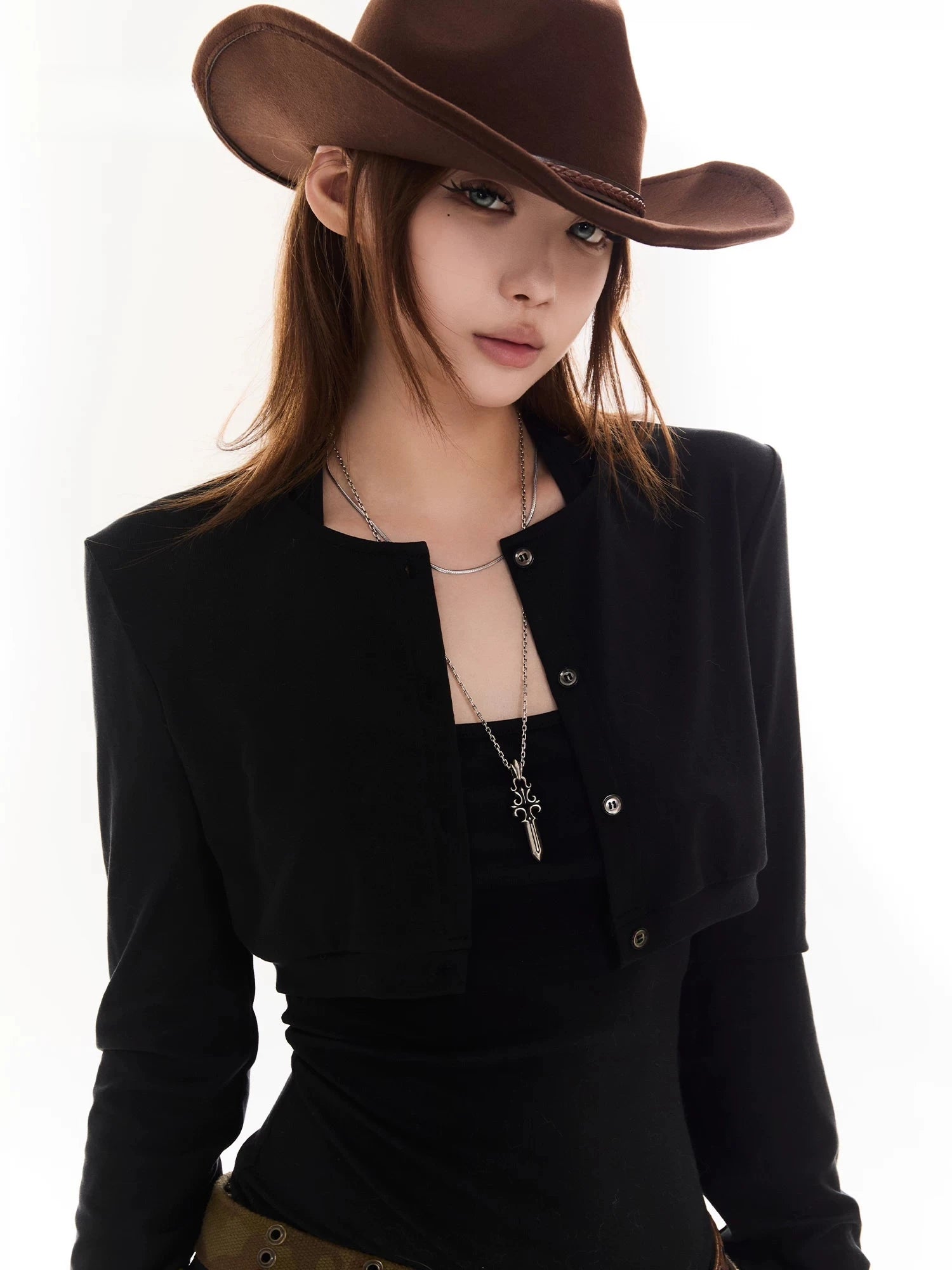 Cropped Bolero And Tank Two-Piece Set