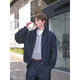 Minimalist Stand-Collar Zip Jacket
