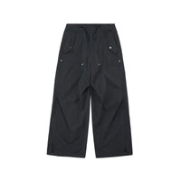 Sand-Washed Cotton Utility Cargo Pants