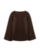 Tiger's Eye Embellished Wide Sleeve Top
