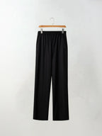 Double-Pleated Ribbon-Waist Trousers