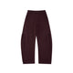 Architectural Wide-Leg Draped Trousers