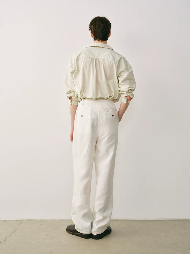 Cotton Poplin Poet Shirt