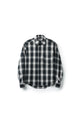 Charcoal Wool Blend Button-Down Shirt