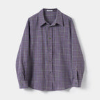 Oversized Plaid Button-Down Shirt
