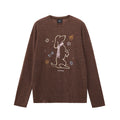 Crayon Graphic Long Sleeve Tee