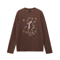 Crayon Graphic Long Sleeve Tee