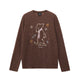 Crayon Graphic Long Sleeve Tee