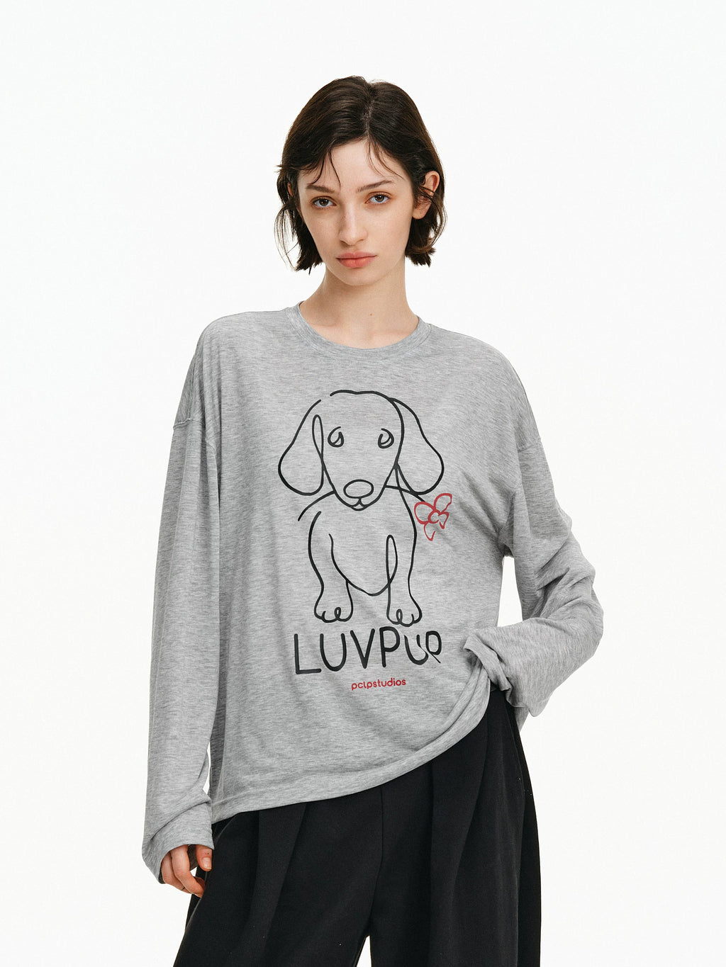 Luvpup Graphic Long-Sleeve Tee