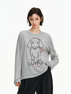 Luvpup Graphic Long-Sleeve Tee