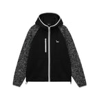 Embroidered Puppy Raglan Fleece Jacket