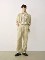 Linen Tailored Suit Set