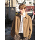 Washed Cotton Canvas Utility Jacket