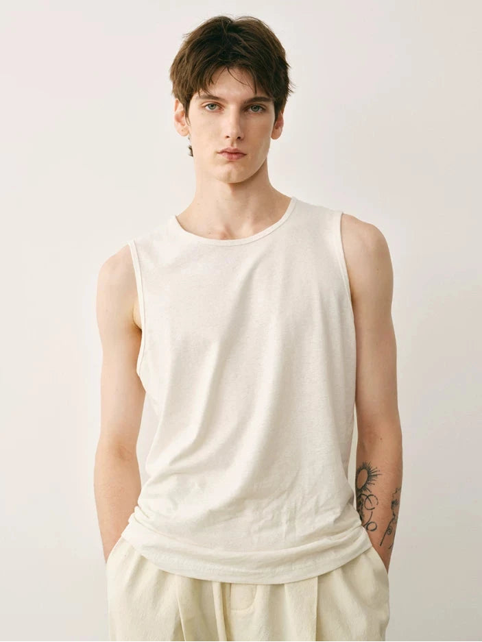 Hemp Cotton Blend Sleeveless Tank