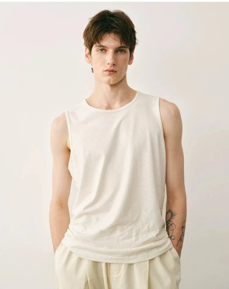 Hemp Cotton Blend Sleeveless Tank