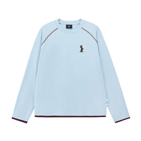 Graphic Print Long-Sleeve Crewneck